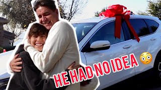 Surprising My Dad with A CAR 🎁 *EMOTIONAL*