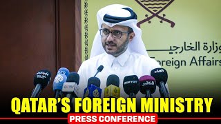 LIVE: Qatar&#39;s foreign ministry holds press briefing | Doha |Middle East | Gaza | Israel | USA |Trump