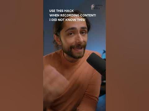 TRY THIS HACK WHEN FILMING CONTENT TO INCREASE VIEWS! #