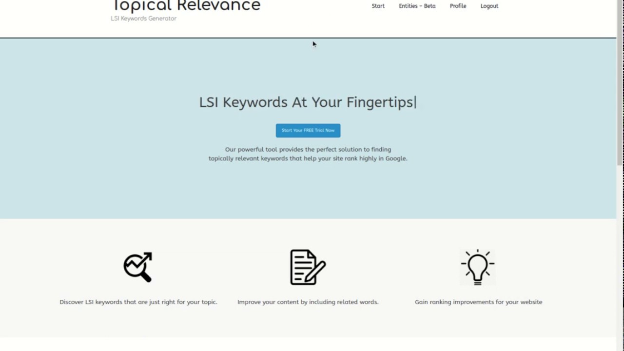 Topical Relevance - Membership Site