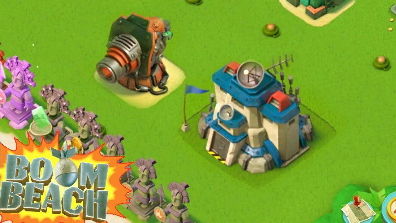 Boom Beach BUYING MY FIRST LEVEL 15 MAX BOOM CANNON!! (New Update
