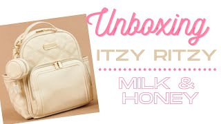 Itzy Ritzy Milk and Honey Diaper Bag Unboxing