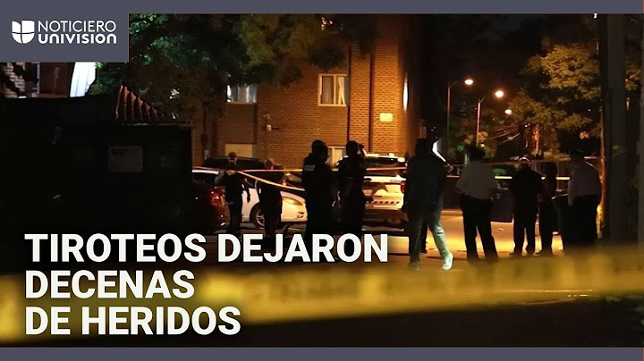 Violento fin de semana en EEUU: tiroteos dejan muertos y decenas de heridos en varias ciudades