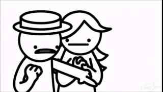 Oooh a puppy - Careful honey he has a knife