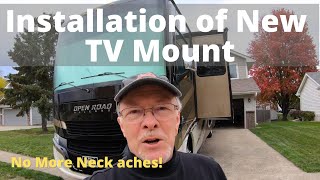 V5E20 No More Neck Aches  TV Mount  #tiffinopenroad, #tvswivelmount