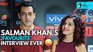 Salman Khan’s ‘Favourite’ Interview Ever 😜 | Curly Tales