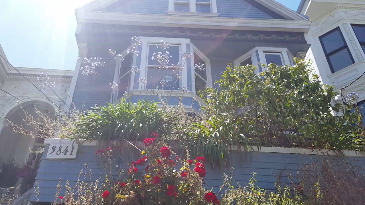 Maison Bleue de Maxime Le Forestier à San Francisco (USA,