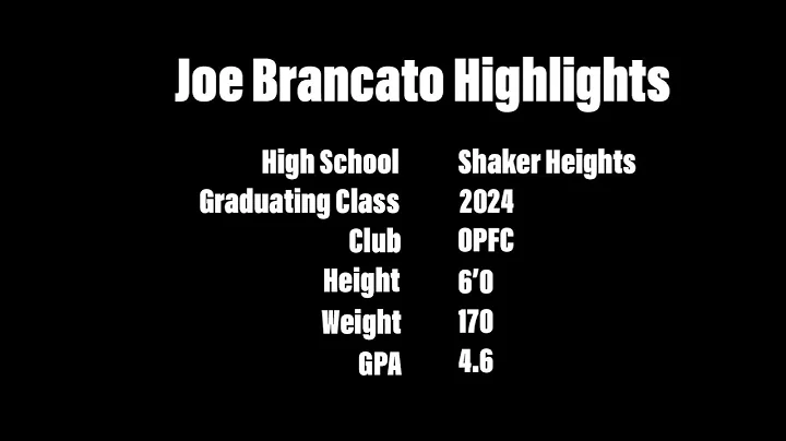 Joe Brancato 2021 Highlights