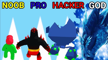 NOOB vs PRO vs HACKER vs GOD in Monsters Catch