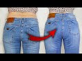 ✅Sewing trick. How To Easily Transform Low Waist Jeans To High Waist Jeans