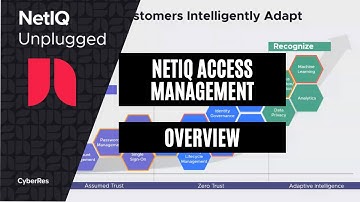 NetIQ Access Management Portfolio overview