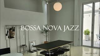 ☕ 달콤한 크림라떼가 맛있는 화이트 감성 카페 / Bossa Nova Jazz Playlist