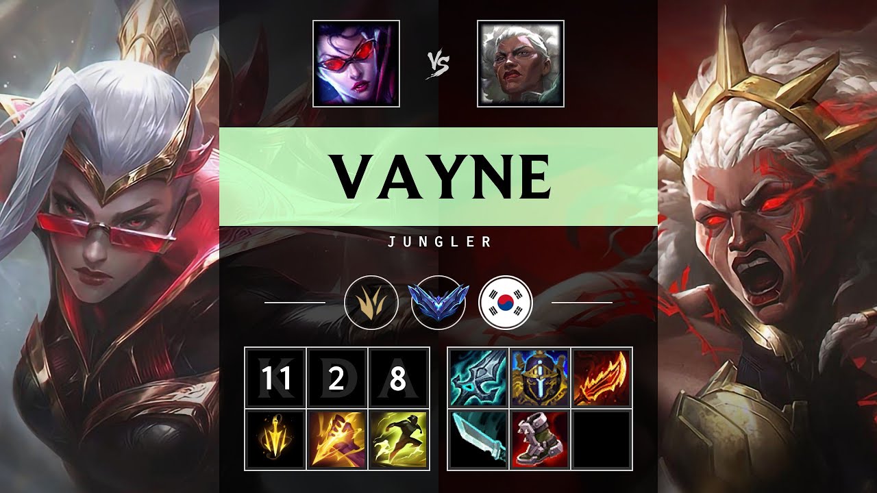 Vayne Jungle vs Ambessa - KR Diamond Patch 25.17