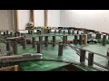 Six HO Gauge Trains operating on huge layout.  Count 'em!
