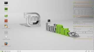 the Conky Dashboard on Linux Mint 14