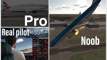 Noob vs Pro vs Real Pilot (RFS  Handling emergencies)