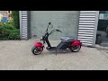 Scooter lectrique citycoco m2 par elecbiz  mobilit urbaine lectrique