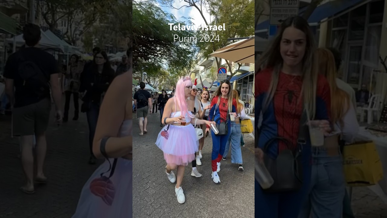 23 de março de 2024 Purim Israel TelAviv