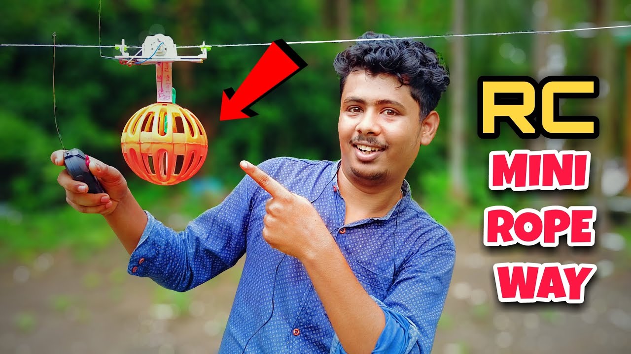 How To Make RC Ropeway Car At Home Make A Mimi cable Car At Home