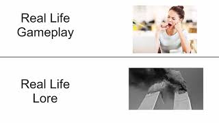 Human gameplay vs human lore #meme #lavidaesunasola