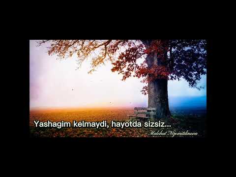 Sevgi haqida sher. Yashagim kelmaydi, hayotda sizsiz...