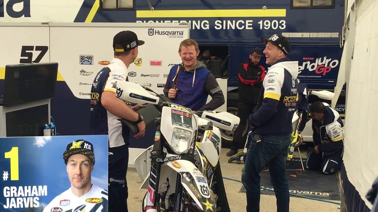 Graham Jarvis Husqvarna Factory Racing Team at Erzberg Rodeo 2017 - YouTube