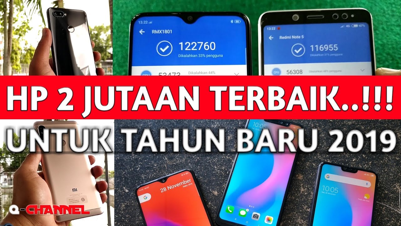 5 Rekomendasi HP 2 Jutaan Terbaik untuk Tahun Baru 2019 - YouTube