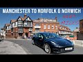 Tesla Model 3 Road Trip - Manchester to Norfolk + Norwich (Problems?)