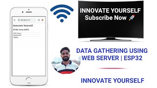 DATA GATHERING USING WEB SERVER | ESP32