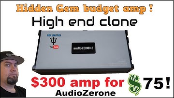 Hidden Gem Audiozerone amp dyno amazon budget winner high end subwoofer amp clone