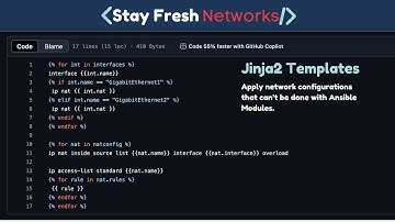 Network Automation Series - Ep 7, Jinja templates and static routing