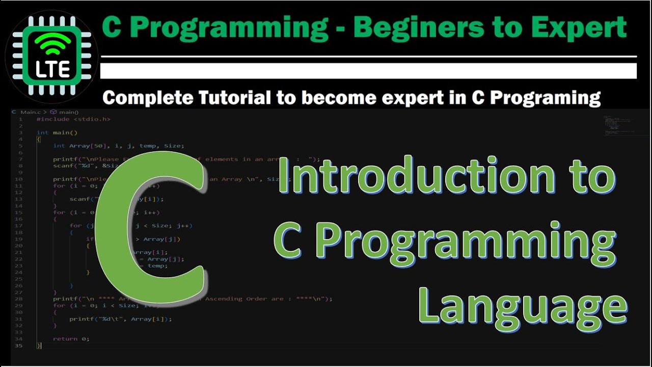 Introduction to C Programming Language Why we should learn C - YouTube
