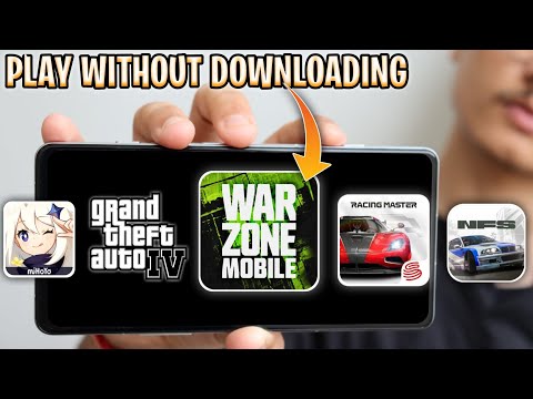 Видео: New Mobile Games Cloud Gaming App | Play High End Games Without Downloading On Low End Phones