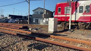 遠鉄1004F +2004F 遠州西ヶ崎駅発車