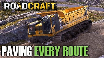 Having Paved Roads in ROADCRAFT Makes this so Easy