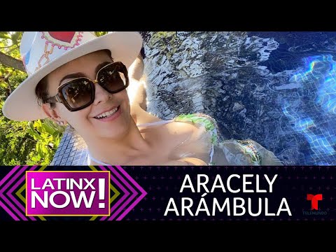 Aracely Arámbula cautiva en bikini y al ritmo de \