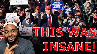 Trump BREAKS RECORD With 100K BLUE STATE RALLY As Biden GETS PROTESTED Fundraising In LIBERAL CITY!