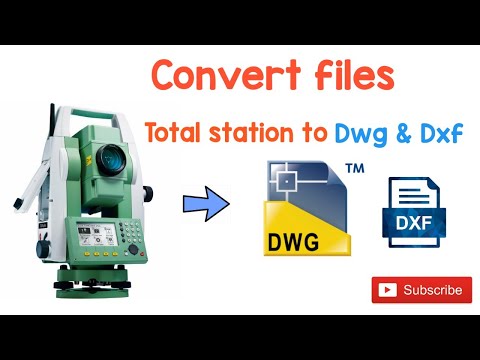 How to convert Sokkia total station SDR file to Dwg & Dxf learn this to never face problem