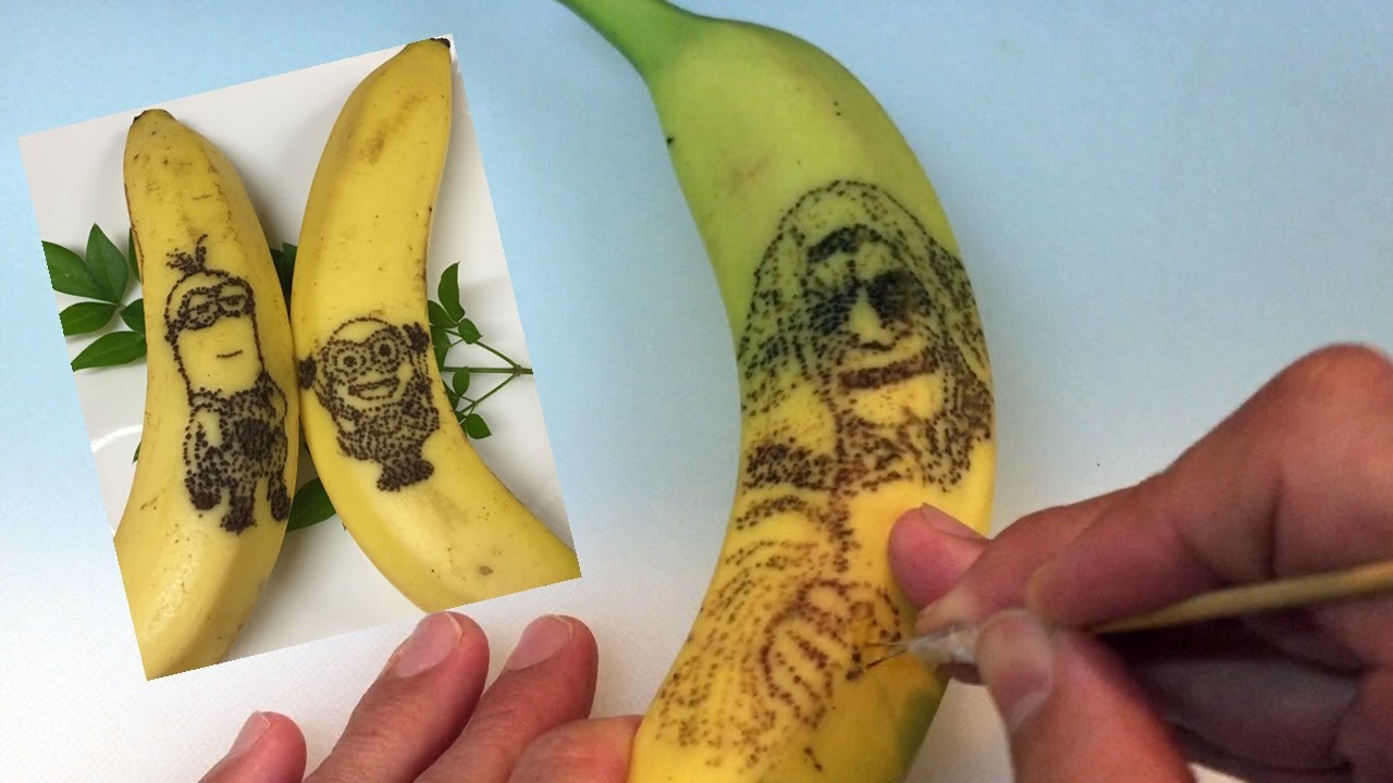 Banana Art Banana Tatoo Youtube
