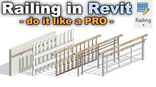 Revit Railing - Beginner to PRO Tutorial