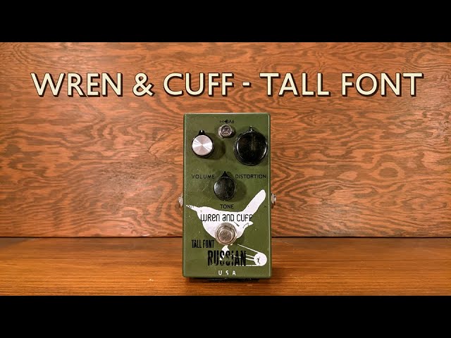 Wren and Cuff - Tall Font Russian - YouTube