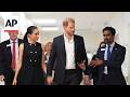 Prince Harry and Meghan visit children’s hospital during Australia trip