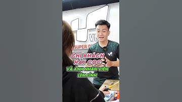 Nhân Viên vs Khách đọ sức Mua Vợt cầu lông Lining Carbon Graphite A700  #badminton #vnb #shorts