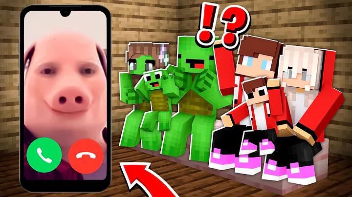 Why SCARY JOHN PORK Called JJ and Mikey Family at Night in Minecraft? - Maizen