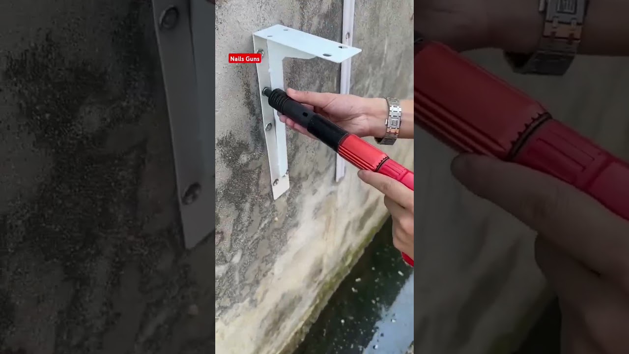 The new nailing tool makes nailing easy and labor-saving, and can be used to drive into steel plates