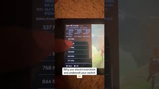 Why you should overclock and undervolt your switch 😳 #nintendo #nintendoswitch #nintendoswitch2