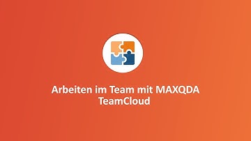 Webinar: Arbeiten im Team mit MAXQDA TeamCloud