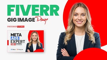 How to Create a Fiverr Gig Image for Meta ads expert | Photoshop | Max Design 2025