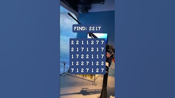 Observation Visual Test: 5 Seconds For You To Spot 2217 . Try Your Skills!  #search #puzzle #shorts