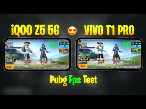 VIVO T1 PRO 5G Vs IQOO Z5 5G Pubg Test | Best 5G Gaming Phone Under 25,000